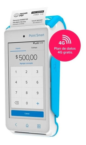 Imagen 2 de 4 de Mercado Pago Point Smart Chip 4gb Tactil Impresora Qr
