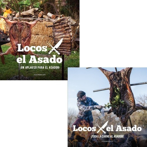 Locos X El Asado - Aplauso Asador +  Toda La Carne -2 Libros