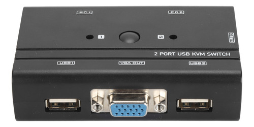 Manual De Kvm Usb Vga De 2 Puertos Para Compartir Pc, 1 Moni