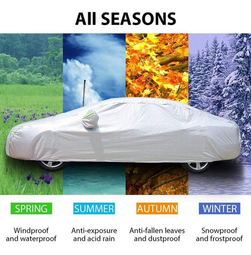 L Xl Xxl Cubierta Completa De Coche Impermeable L