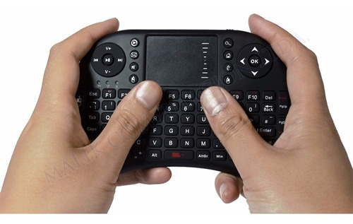 Mini Teclado Touchpad Para Smart Tv Celulares Juegos_
