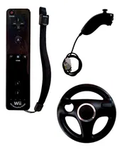 Comprar Set Wiimote Motion Plus Inside + Nunchuk + Volante Original 