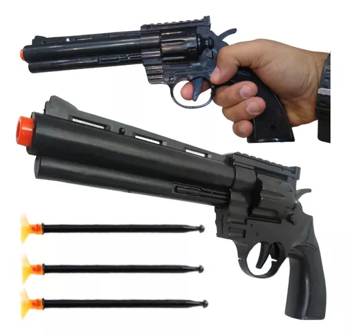 Kit Coldre + 2 Pistola Lançador De Dardos Arminha Brinquedo