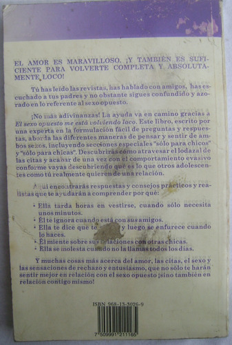 El Sexo Opuesto Me Está Volviendo Loco - Dra Joyce Vendral (Usado)
