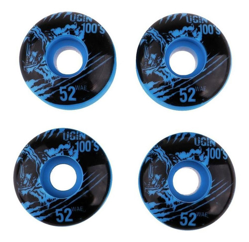 4pcs 100a 52x30mm Ruedas De Skate Ruedas De