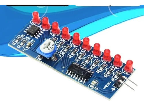 Kit Para Montar De Sequencial De Led Com Ne555 E Cd4017