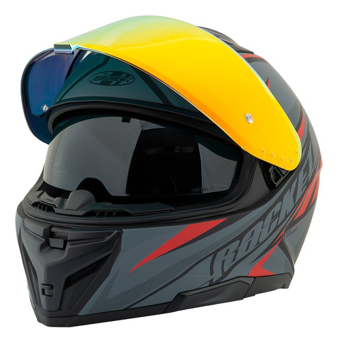 Casco Integral Joe Rocket Rkt210 Reactor + Mica Iridium Negro Lisa L