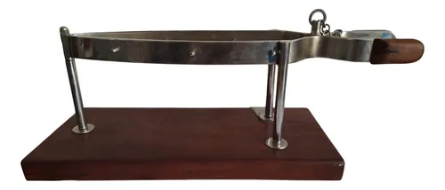 Gran Jamonero Español Acero Con Base De Madera 59 Cm B400 (Usado)