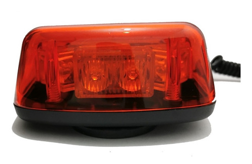 Imagen 4 de 10 de Torreta Led Ambar Grua Ambulancia Maquina Camion Tracto