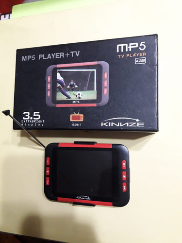 Tv Portátil Lcd Kinnze Nuevo En Caja Mp4 Mp3 Radio