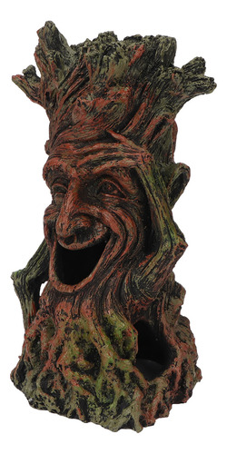 Estatua De Árbol De Acuario, Decoración De Raíces, Simulació