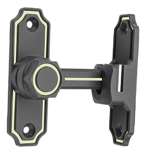 Cerradura De Pestillo De Puerta, Cerradura De Gris Luminoso