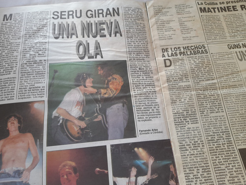 Revista Rock Blanco Y Negro Sumo (tapa) Numero 99 *1992 (Usado)