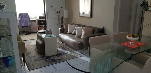 Apartamento Quarto E Sala, Decorado, Armários, 1 Vaga De Garagem - Ap00641