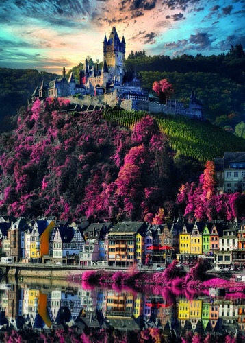 Rompecabezas Castillo Cochem Alemania 1000 Pz Clementoni