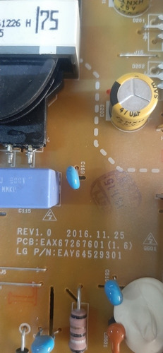 Fuente Lg 43uj6560 Eax67267601(1 . 6) (Usado)