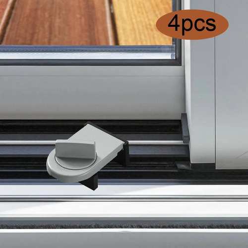 4x Cerraduras De Ventanas Corredizas Para Puertas Corredizas