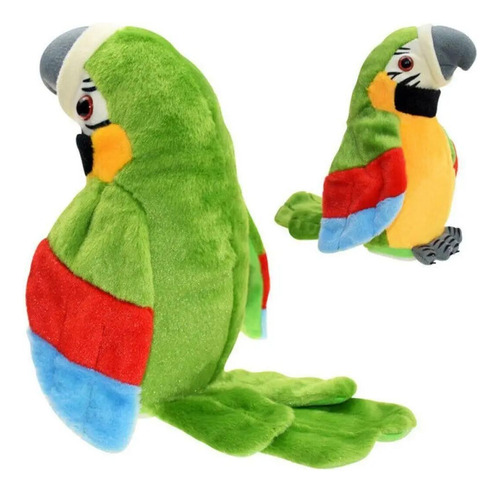 Juguetes De Peluche, Loro Parlante, Voz Mímica, Regalos Para
