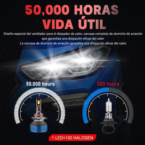 Para Mazda Kit De Faros Led 9005 H11 H8 De Haz Alto/bajo N Mazda Cx-5 2013-2016