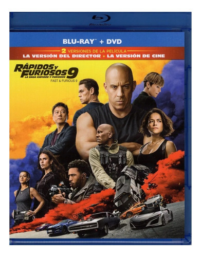 Rapidos Y Furiosos 9 Nueve Vin Diesel Pelicula Blu-ray + Dvd