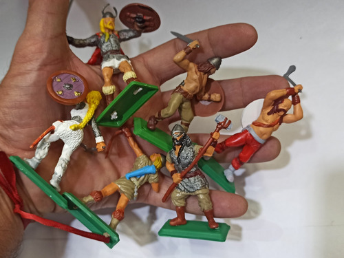 Vikingos Soldaditos De Juguete A Pie Soldados La Plata Myuj