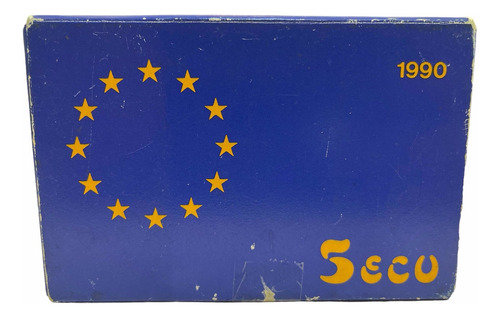 Caja Vacia Moneda 5 Ecu España 1990 (Usado)