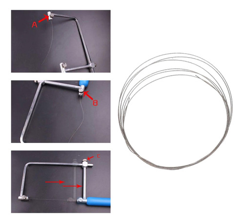 Herramienta De Corte De De Hilo Diamantado, Diamante 0,15 Mm