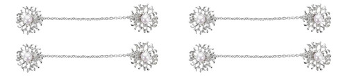 4 Clips De Cadena Para Suéter: Cadena De Suéter Vintage Con