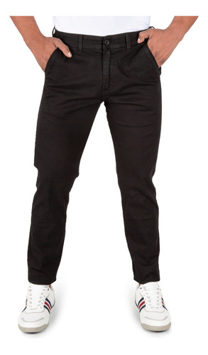 Pantalon Casual 3pdst019 Negro Donatelli