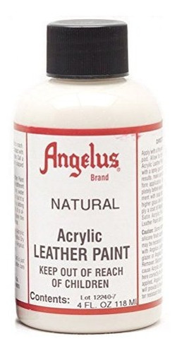 Pinturas Para Cuero De Angelus Natural 4 Onza Estandar