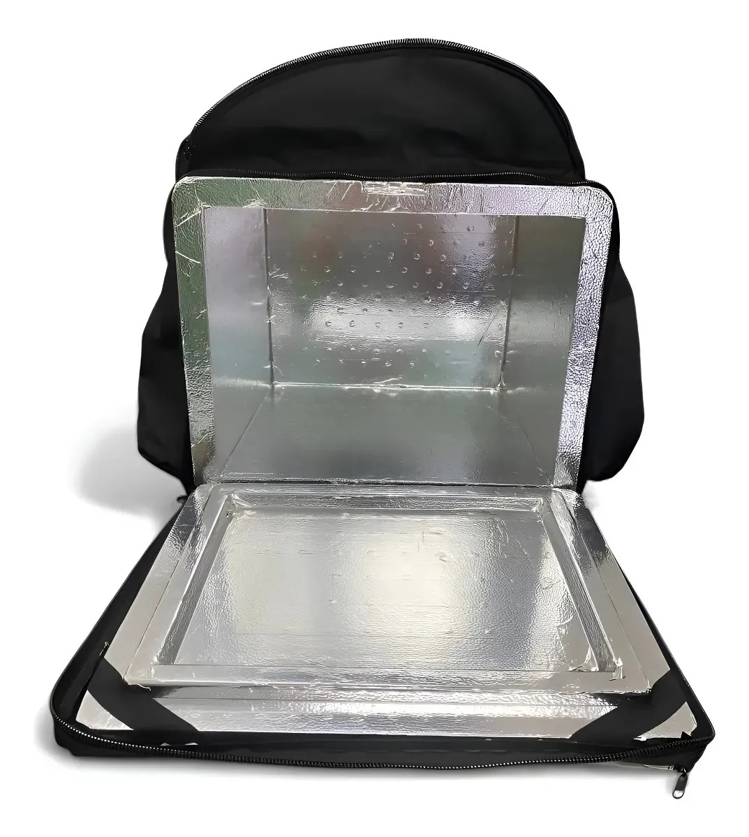 Mochila Bag Delivery Com Caixa De Isopor Térmica E Laminada Preto