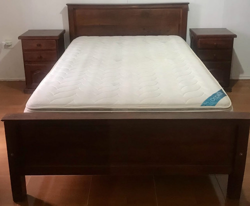 Juego De Dormitorio De Algarrobo 2 Plazas