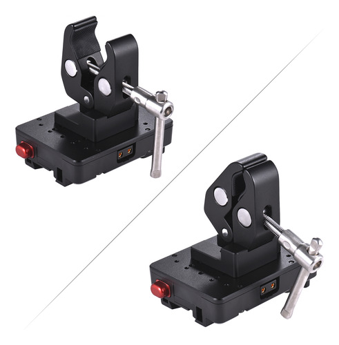 Fonte De Fivela Com Suporte De Bateria Mini Power Andoer Par