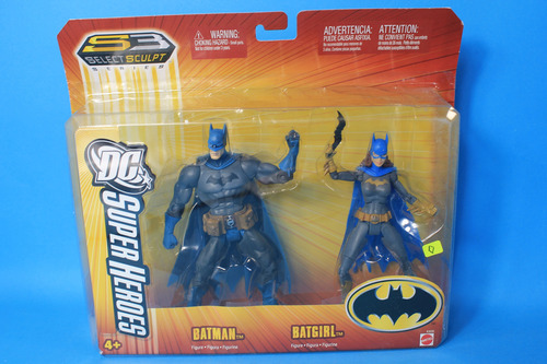 Batman & Batgirl Dc Super Heroes Mattel (Usado)