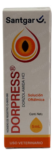 Dorpress Oftalmico Perro Y Gato 5 Ml Dorzolamida