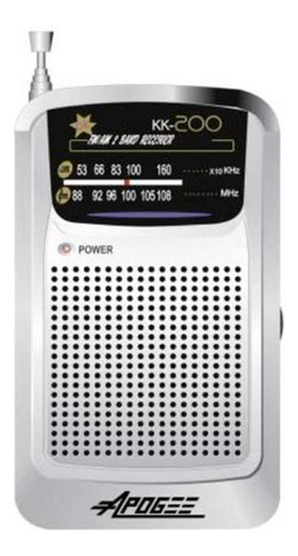 Radio Portatil De Mano Apogee Kk-200 Am/fm