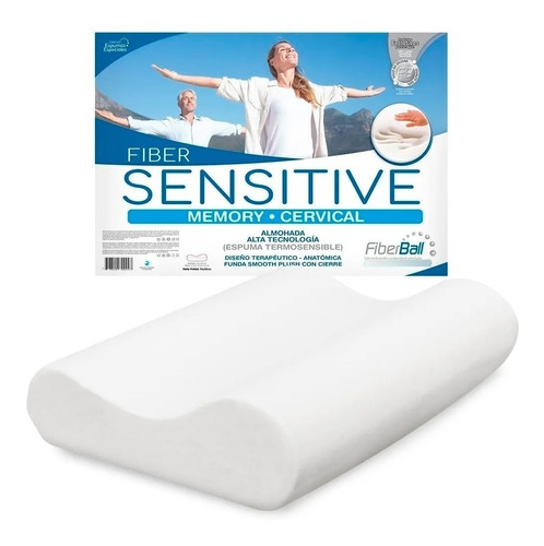 Almohada Sensitive Cervical   Fiberball Giudici Hogar 