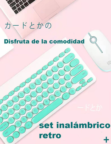 Set Teclado Con Mouse Inalambrico Usb Formato Español