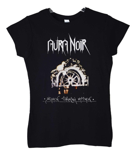 Polera Mujer Aura Noir Black Thrash Attack Metal Abominatron