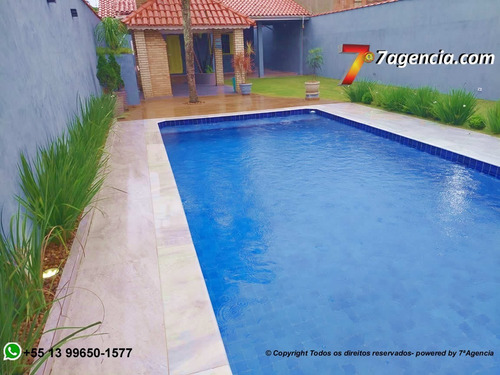 Imagem 9 de 30 de Ch01 Casa Terreno De 380m² Piscina 4 Quartos Edicula Portao Eletronico Churrasqueira