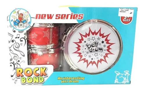 Conjunto De Bateria Rock Bond Sebigus 51048