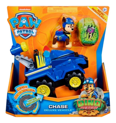 Paw Patrol Chase Dino Rescue Vehiculo Nickeoden