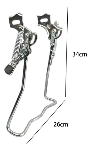 Soporte De Bicicleta Plegable, Base De Acero Altura 34cm