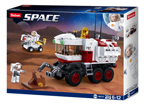 Sluban - Estacion Espacial - Mars Rover. 354 Piezas.