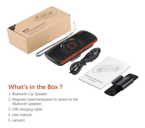 Netvip Altavoz Manos Libres Bluetooth Para Teléfono , Kit .
