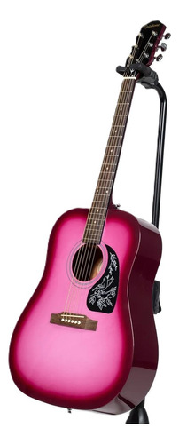 EpiPhone Guitarra Acustica Colores +envio+ Rocker Music Color Hot Pink Orientación De La Mano Diestro