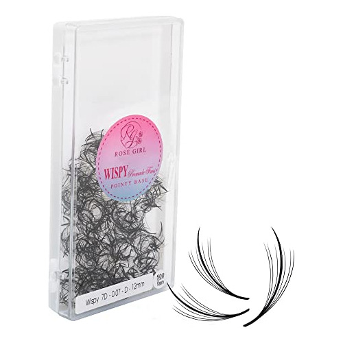 Rose Girl Extensiones De Pestañas Postizas Sueltas Y Finas,