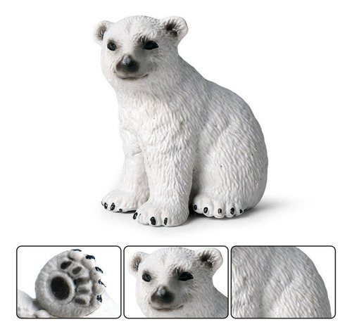 Zlj Figuras Animales Coleccionables Miniaturas Osos Polares