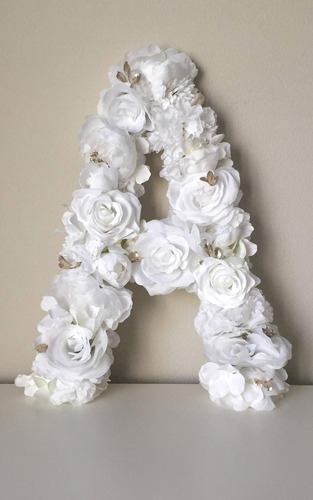 Letras Con Flores Cumple.decoracion