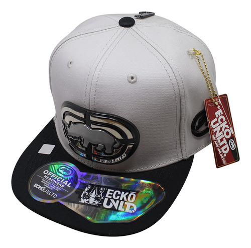 Gorra Ecko Unltd Placa Metálica Rinho Cromado 04